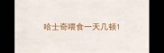 哈士奇喂食一天几顿