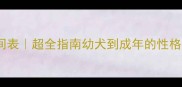拉布拉多性格成熟时间表超全指南幼犬到成年的性格蜕变附饲养建议
