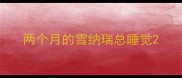 两个月的雪纳瑞总睡觉