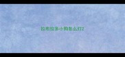 拉布拉多小狗怎么打