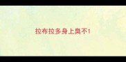 拉布拉多身上臭不