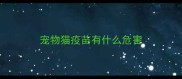 宠物猫疫苗有什么危害