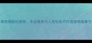 西安口碑宠物医院推荐专业服务与人性化医疗打造宠物健康守护家园