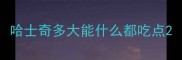 哈士奇多大能什么都吃点
