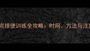 边牧定点排便训练全攻略时间方法与注意事项