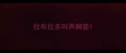 拉布拉多叫声脚垫