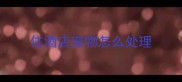 住酒店宠物怎么处理