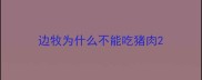 边牧为什么不能吃猪肉
