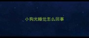 小狗光睡觉怎么回事