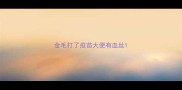 金毛打了疫苗大便有血丝