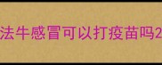 法牛感冒可以打疫苗吗