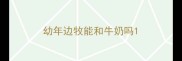 幼年边牧能和牛奶吗