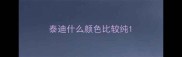 泰迪什么颜色比较纯