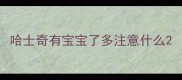 哈士奇有宝宝了多注意什么
