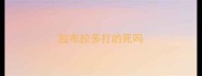 拉布拉多打的死吗