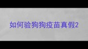 如何验狗狗疫苗真假